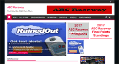 Desktop Screenshot of abcraceway.com